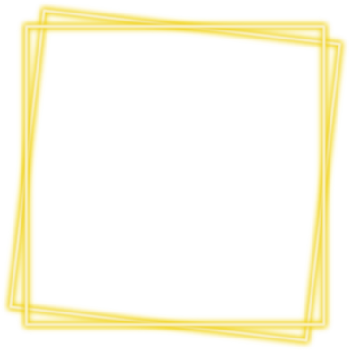 Yellow Neon Square Boxes